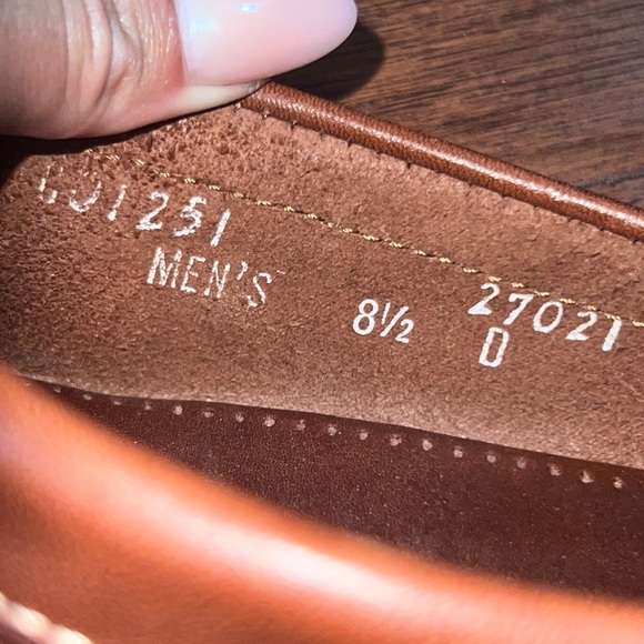 Cole Haan mens brown dress shoes 8.5 penny loafers slip-on 👞 business work shoe - Picture 6 of 14